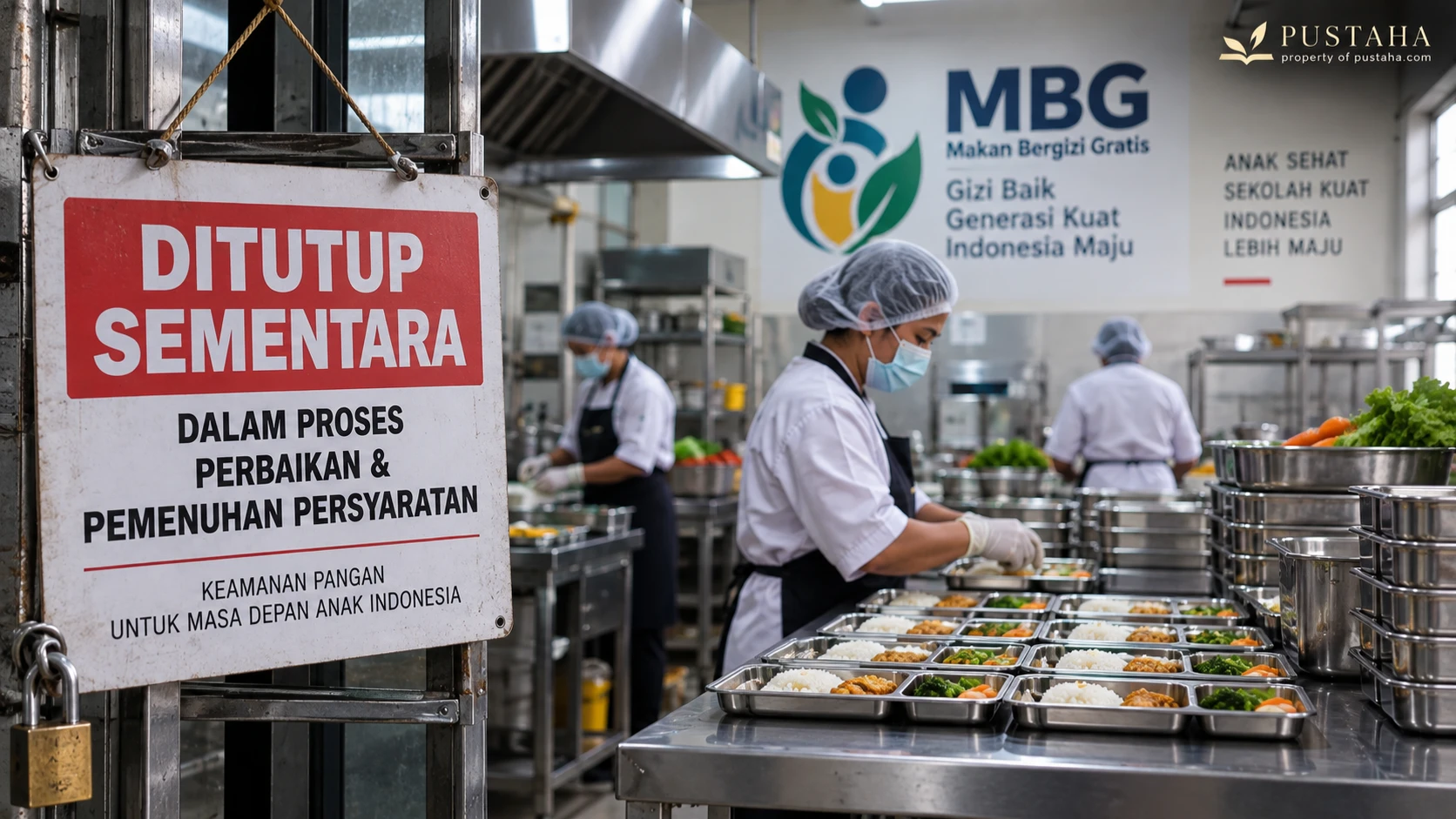 BGN Tutup Sementara 1.999 Dapur MBG, Keamanan Pangan Jadi Syarat Mutlak