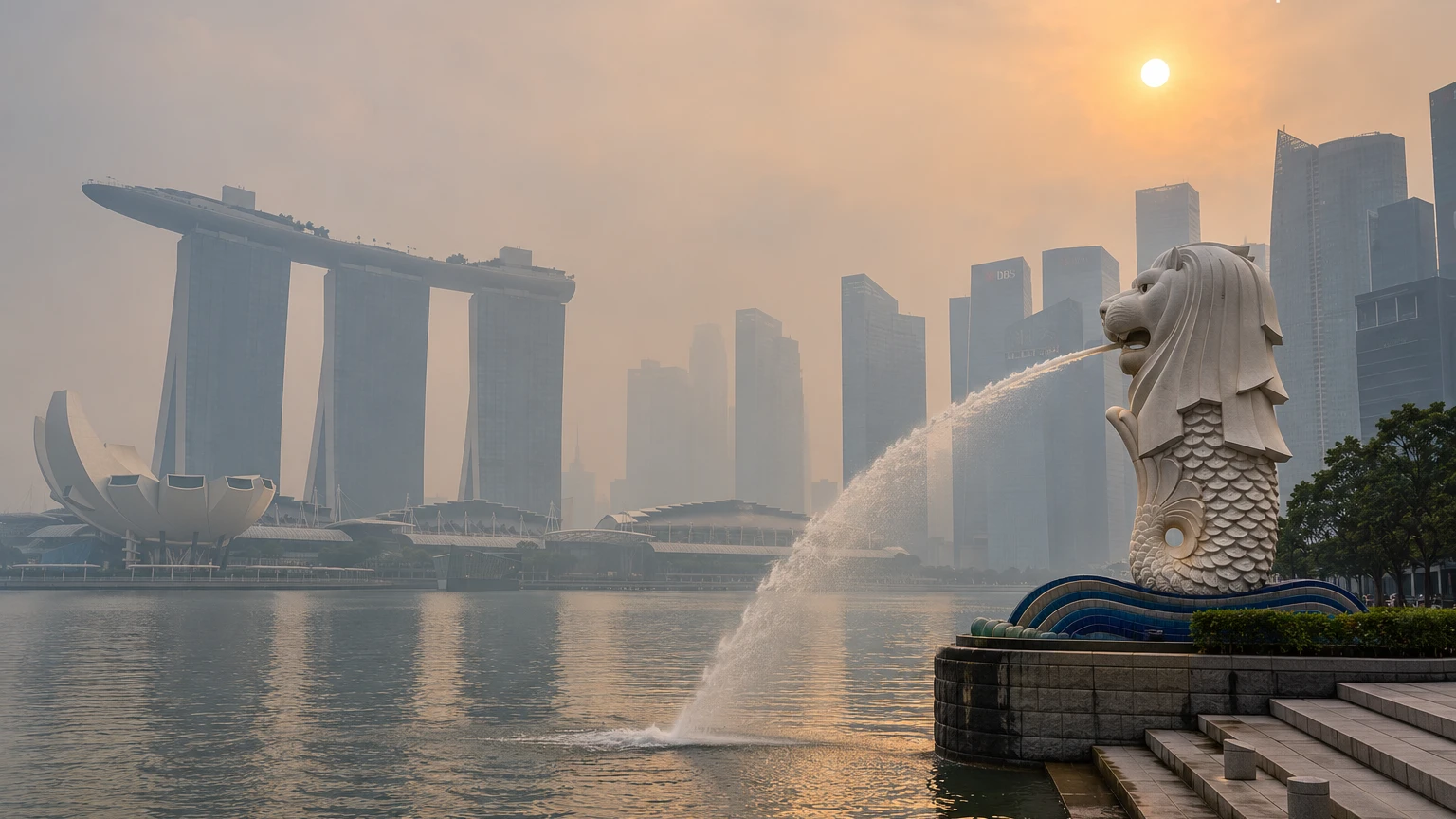 Kualitas Udara Singapura Hari Ini: Kabut Asap Masih Dipantau, PSI Berisiko Masuk Tidak Sehat