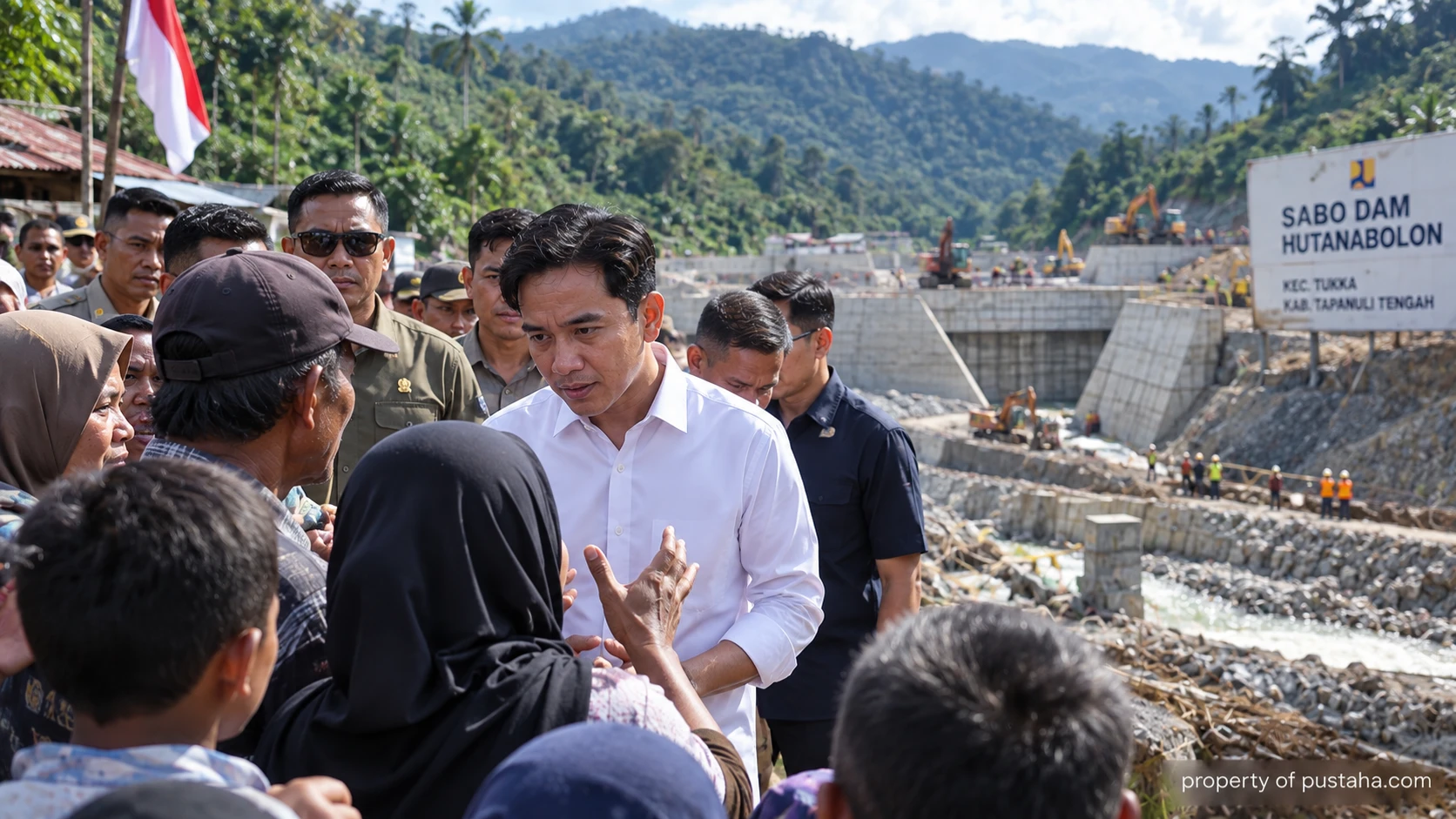 Wapres Gibran ke Tukka: Turun Temui Warga dan Tinjau Sabo Dam Hutanabolon