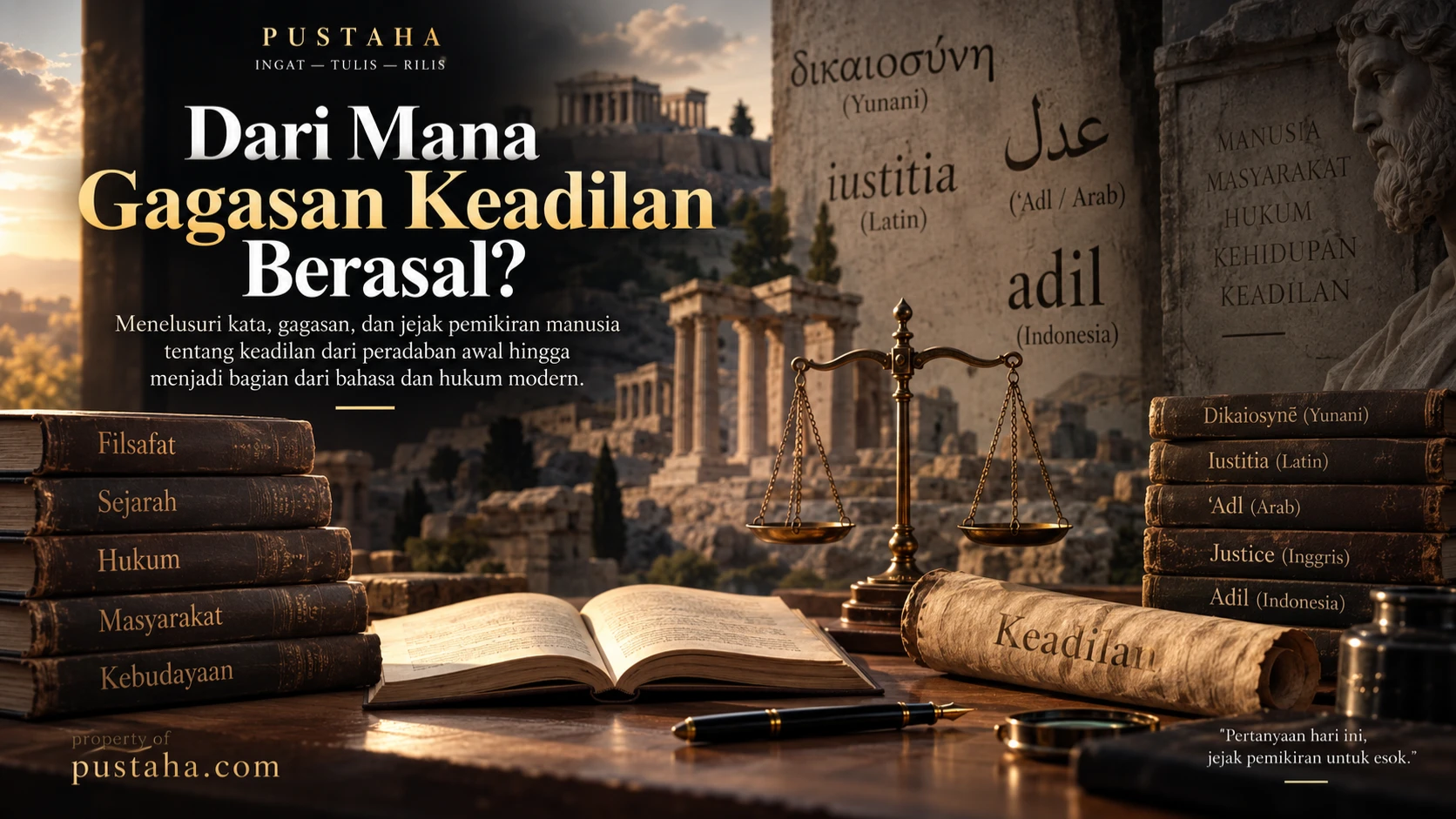 Dokumentasi Dari Mana Gagasan Keadilan Berasal?